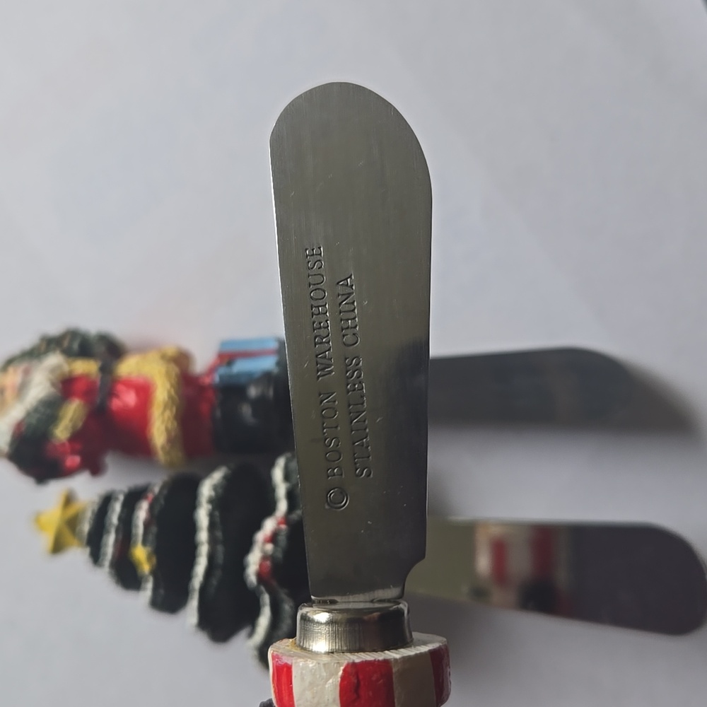 Christmas Santa & Tree Spreader Knives – Set of 3 - Picture 7 of 7